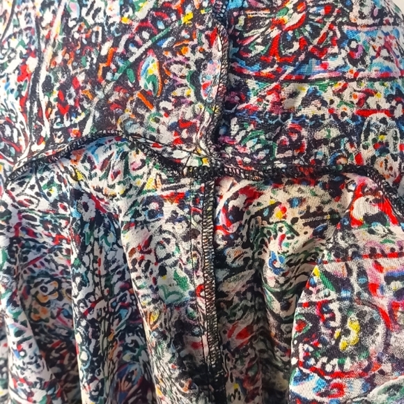 L’AGENCE 100% Silk Colorful Abstract Artsy Jumpsuit - Picture 16 of 16